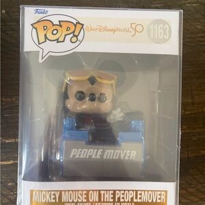 Disney Mickey & Friends Pop! Vinyl Backer Card Art – Blue, Yellow, Black